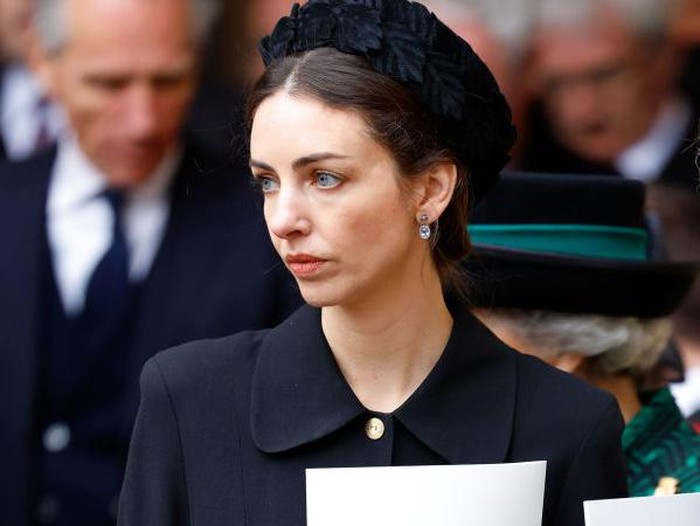 LONDON, UNITED KINGDOM - MARCH 29: (EMBARGOED FOR PUBLICATION IN UK NEWSPAPERS UNTIL 24 HOURS AFTER CREATE DATE AND TIME) Rose Hanbury, Marchioness of Cholmondeley attends a Service of Thanksgiving for the life of Prince Philip, Duke of Edinburgh at Westminster Abbey on March 29, 2022 in London, England. Prince Philip, Duke of Edinburgh died aged 99 on April 9, 2021. (Photo by Max Mumby/Indigo/Getty Images)