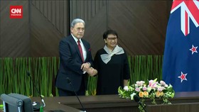 VIDEO: Menlu RI-Selandia Baru Bahas Perdagangan Hingga Produk Halal