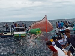 Pilu 18 Kru Kapal Tenggelam di Selayar Tak Ditemukan hingga Pencarian Disetop