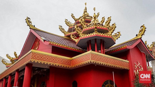 FOTO: Merangkai Keindahan Arsitektur Tionghoa dalam Masjid