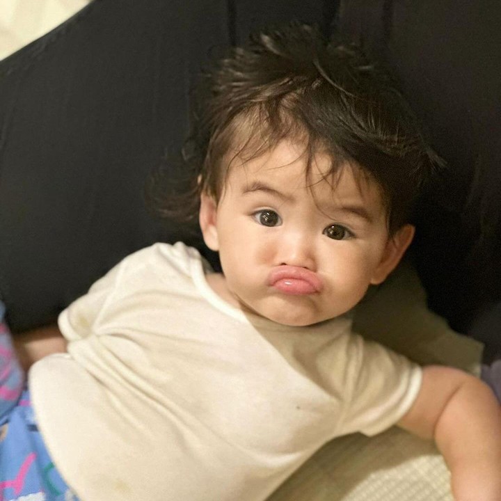 <p>"Gemas amat sudah bisa <em>duck face</em>, Dunia," ungkap seorang netizen. "Dedek Dunia <em>kiyowooo</em> (gemas)," tutur netizen lainnya. (Foto: Instagram: @marcello.tahitoe)</p>