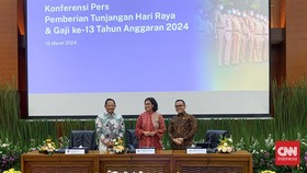 Sri Mulyani Gelontorkan Rp99,5 T untuk THR dan Gaji ke-13 PNS 2024