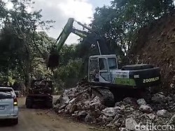 Ada Pemotongan Tebing Batu, Poros Maros-Bone di Camba Tutup Total 16 Maret