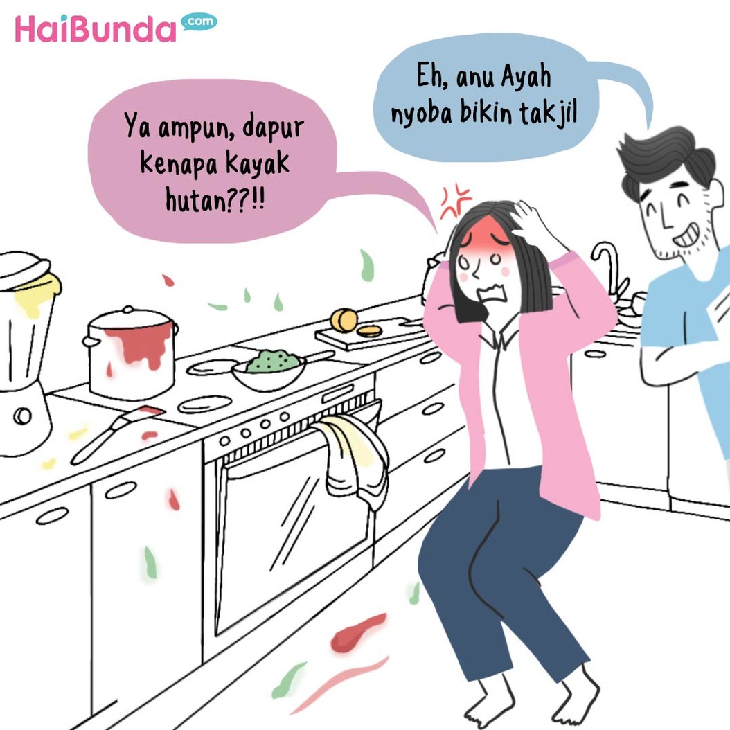Ujian Sabar Bunda Saat Puasa