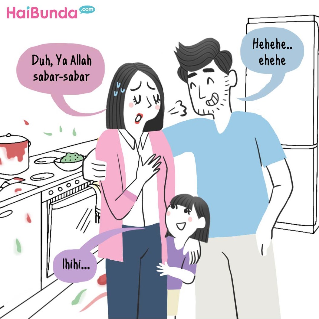 Ujian Sabar Bunda Saat Puasa