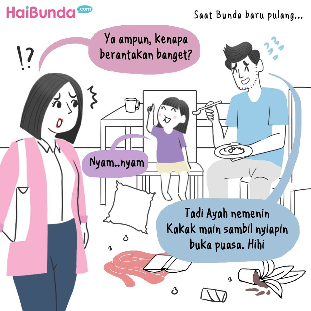 Ujian Sabar Bunda Saat Puasa