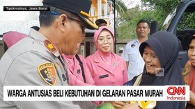VIDEO: Warga Antusias Beli Kebutuhan Di Gelaran Pasar Murah