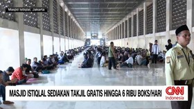 VIDEO: Masjid Istiqlal Sediakan Takjil Gratis Hingga 6 Ribu Boks/Hari