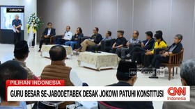 VIDEO: Guru Besar Se-Jabodetabek Desak Jokowi Patuhi Konstitusi