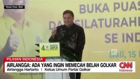 VIDEO: Airlangga: Ada Yang Ingin Memecah Belah Golkar
