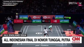 VIDEO: All Indonesian Final di Nomor Tunggal Putra