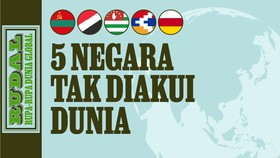 RUDAL: 5 'Negara' yang Tak Diakui Dunia, Mana Saja?
