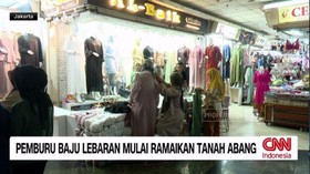 VIDEO: Pemburu Baju Lebaran Mulai Ramaikan Tanah Abang