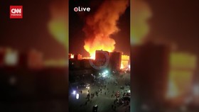 VIDEO: Studio Film Tertua di Mesir Hancur Dilalap Api