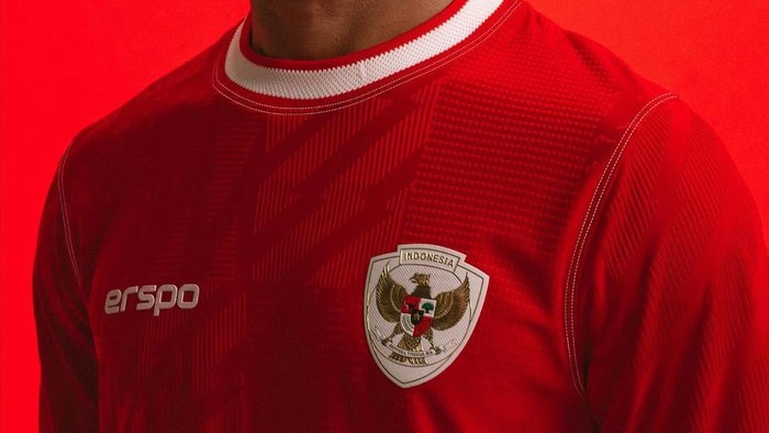 Jersey Timnas Indonesia produksi Erspo.