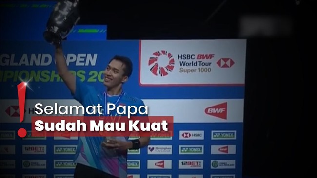 Shanju Puji Jonatan Christie usai Juara Tunggal Putra All England 2024