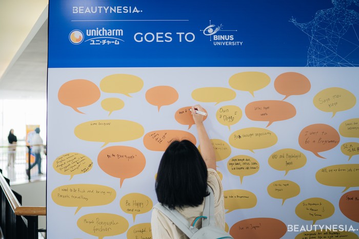 Unicharm Goes to BINUS Love Your Possibilities: Unleashing Self Potential.