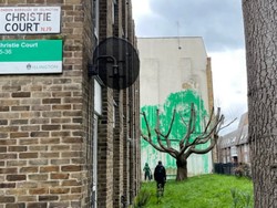 Karya Terbaru Banksy di London, Sentil Kerusakan Alam