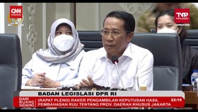 VIDEO: RUU DKJ Disetujui Dibawa ke Paripurna DPR 4 April Mendatang