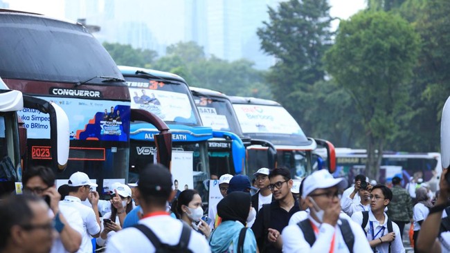 BRI Group telah membuka pendaftaran bagai para peserta program Mudik Asyik Bersama BUMN 2024 yang menyediakan 85 bus untuk mengantarkan 6.441 pemudik.