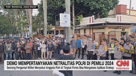 VIDEO: Demo Mempertanyakan Netralitas Polri Di Pemilu 2024
