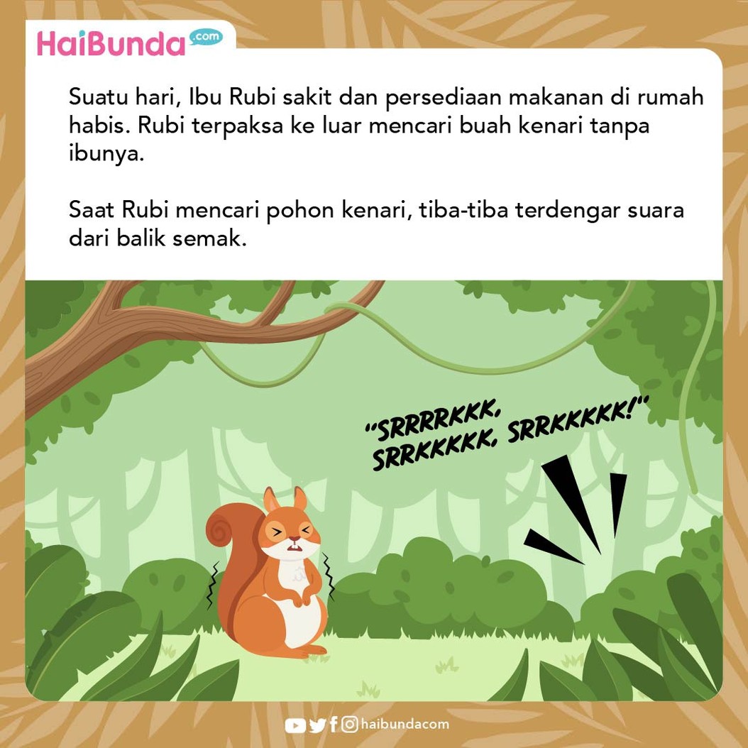 Komik Fabel Tupai
