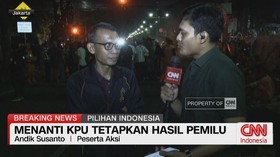 VIDEO: Massa Hadir Berikan Dukungan DPR Gulirkan Hak Angket