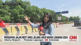 VIDEO: Persiapan Jalan Rest Area Jelang Arus Mudik Lebaran 2024