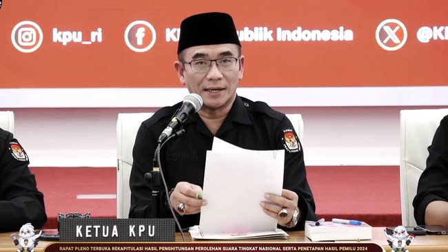 Ketua KPU Hasyim Asy'ari menilai putusan MA Nomor 23 P/HUM/2024 yang mengubah ketentuan usia minimal cagub 30 tahun terhitung sejak 'dilantik' agak problematik.