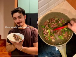 Bryan Domani Ternyata Jago Masak, Bikin Tumis Daging Buat Buka Puasa