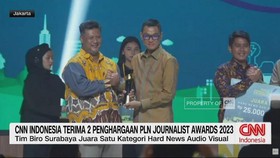 VIDEO: CNN Indonesia Borong 2 Penghargaan PLN Journalist Awards 2023