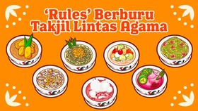 INFOGRAFIS: 'Rules' Berburu Takjil Lintas Agama