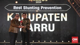 Pemkab Barru Sabet Penghargaan Best Stunting Prevention
