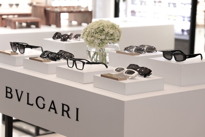 Koleksi eyewear BVLGARI di Optik Seis Plaza Indonesia, Jakarta