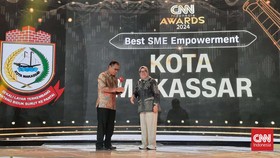 Penghargaan Best SME Empowerment untuk Kota Makassar