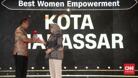 Kota Makassar Sabet Penghargaan Best Woman Empowerment