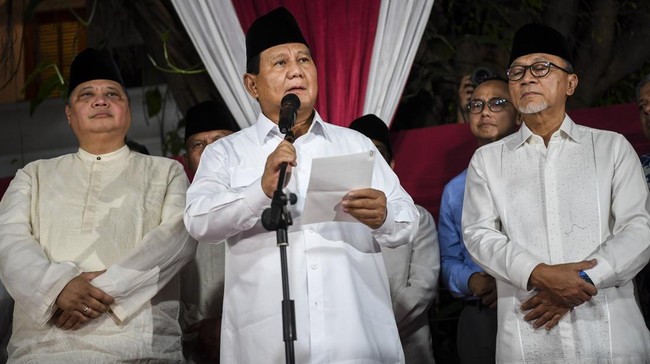 KPU menetapkan Prabowo dan Gibran Rakabuming Raka sebagai presiden dan wakil presiden terpilih pada hari ini, Rabu (24/4).