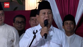 VIDEO: Pidato Prabowo Usai Diputuskan KPU Menang Pilpres 2024