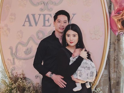 Curhat Valencia Tanoe Merasa Kesal saat Pipi Sang Anak Dicubit Orang Asing