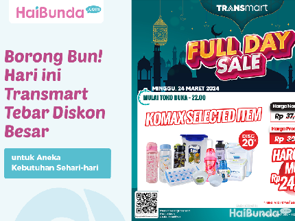 Borong Bun! Hari ini Transmart Tebar Diskon Besar untuk Aneka Kebutuhan Sehari-hari