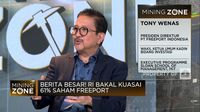 Video: Revisi Aturan Izin Tambang, RI Bisa Kuasai 61% Saham Freeport