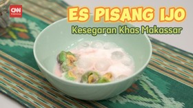 VIDEO: Es Pisang Ijo, Kesegaran Khas Makassar
