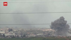 VIDEO: Ledakan Dahsyat di Gaza di Tengah Genjatan Senjata Israel-Hamas