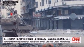 VIDEO: Kelompok Sayap Bersenjata Hamas Serang Pasukan Israel