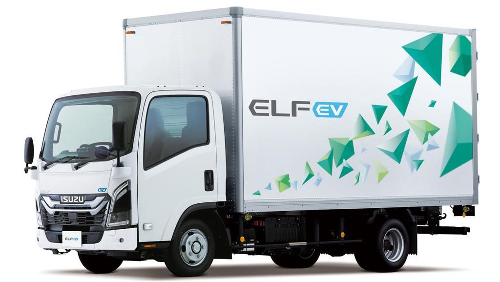 Isuzu Garap Truk Elf Pakai Teknologi Hidrogen Fuel Cell Toyota