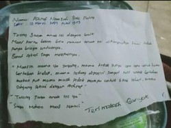 Surat Wasiat Pilu dari Ibu yang Buang Bayinya di Mojokerto