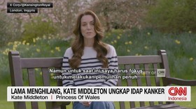 VIDEO: Lama Menghilang, Kate Middleton Ungkap Idap Kanker