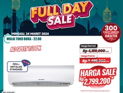 Adem Bener! AC Split 1/2 PK Didiskon Rp 1,3 Juta di Transmart Full Day Sale