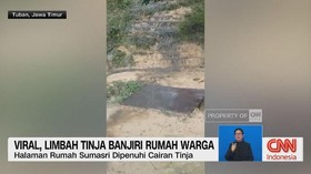 VIDEO: Halaman Rumah Warga Banjir Tinja