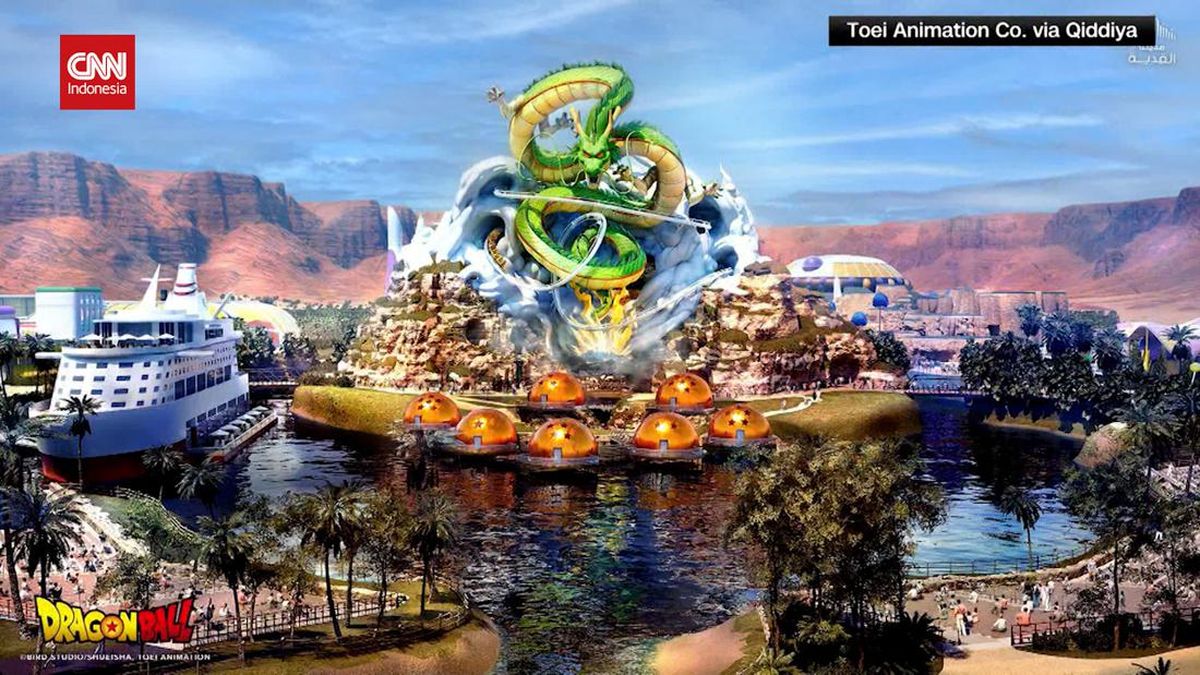 VIDEO: Melihat Konsep Taman Hiburan Bertema Dragon Ball di Arab Saudi